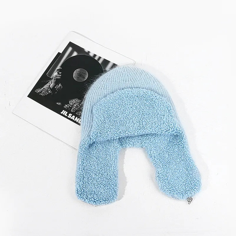 AAJF Rabbit Fur Blend Trapper Hats Unisex-7
