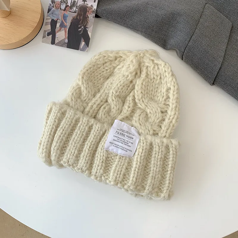 AAJF Rabbit Fur Blend Beanies Women's-11