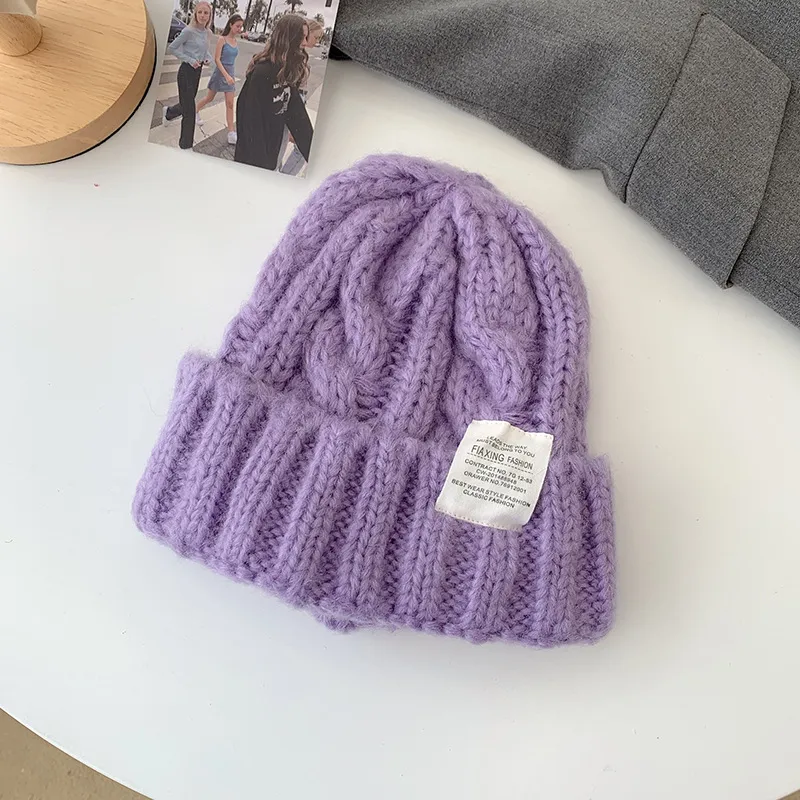 AAJF Rabbit Fur Blend Beanies Women's-9