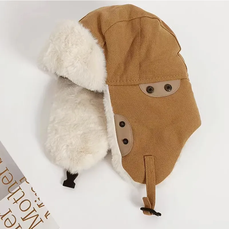 AAJF Cotton polyester Blend Trapper Hats Unisex-9
