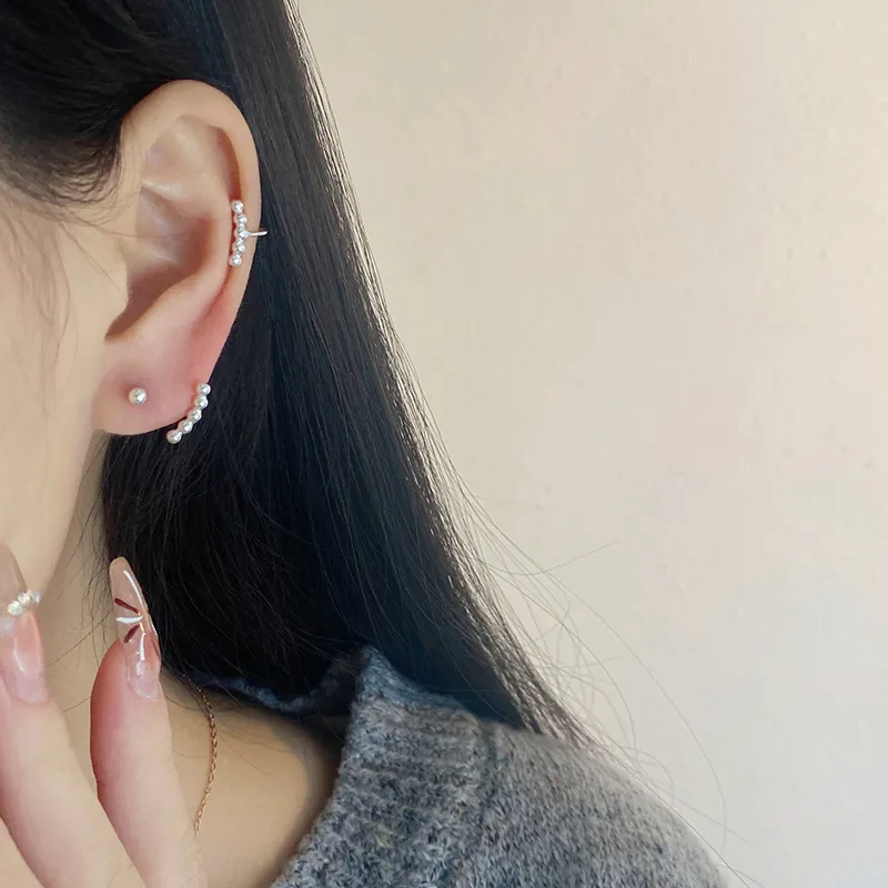 AAJF S999 Fine Silver Stud Earrings Women's-2