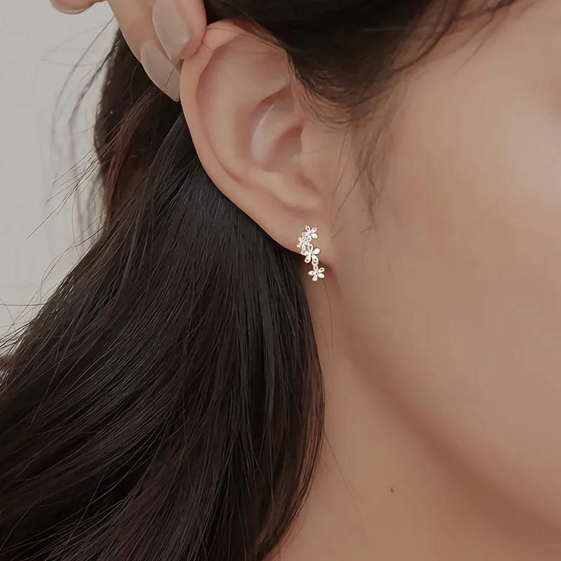 AAJF S999 Fine Silver Earrings Women's-3
