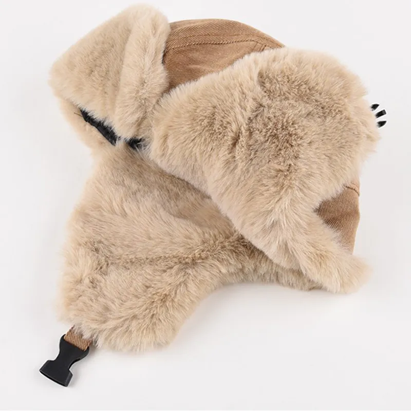 AAJF Cotton polyester Blend Trapper Hats Unisex-4