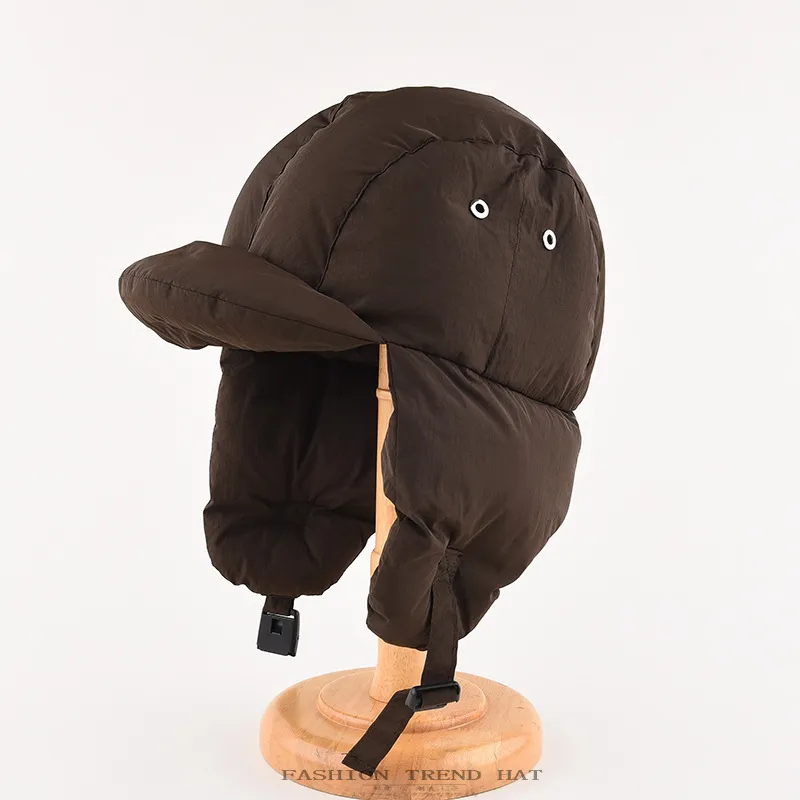 AAJF Down Cotton Trapper Hats Unisex-12