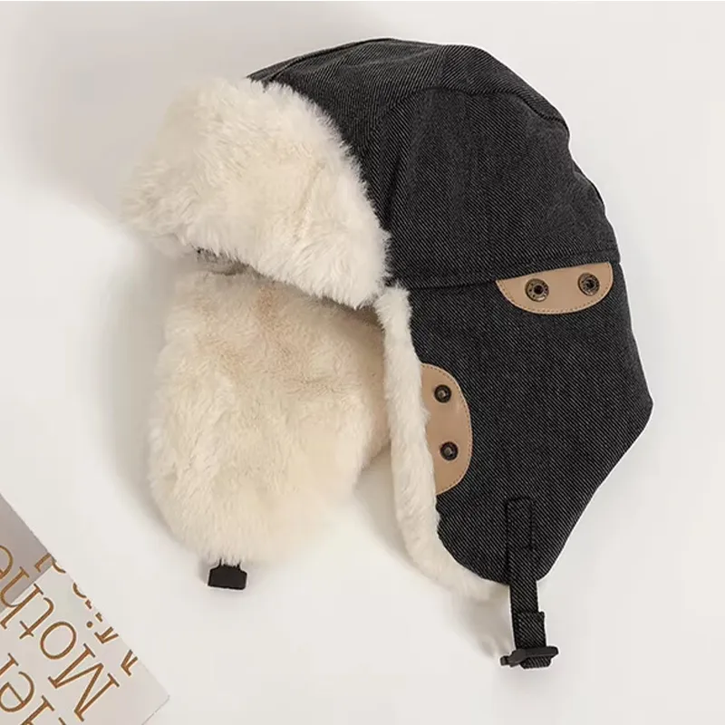 AAJF Cotton polyester Blend Trapper Hats Unisex-1