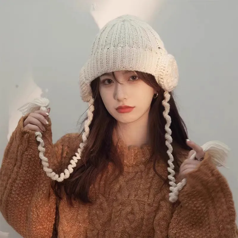 AAJF Rabbit Fur Blend Beanies Unisex-5