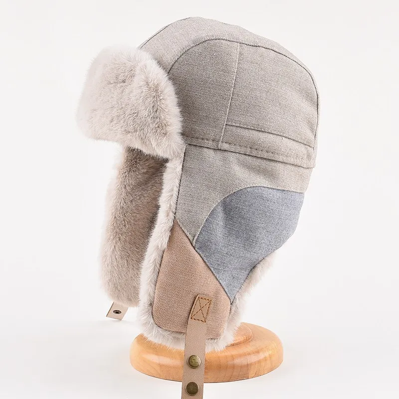 AAJF Cotton polyester Blend Trapper Hats Unisex-10