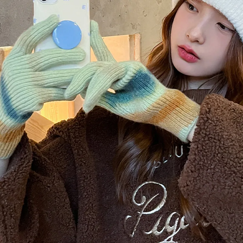 AAJF Wool Blend Knit Gloves Unisex-4