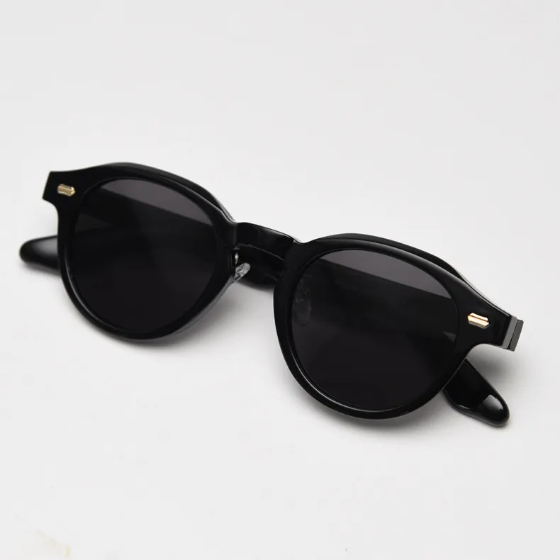 AAJF TR/Memory Plastic Oval Sunglasses Unisex-4