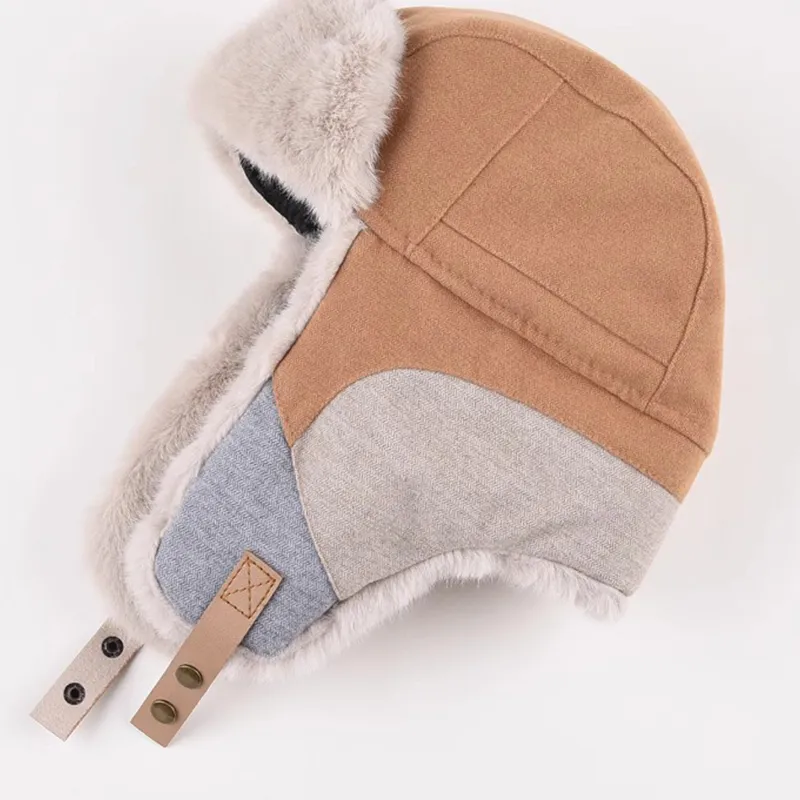 AAJF Cotton polyester Blend Trapper Hats Unisex-7