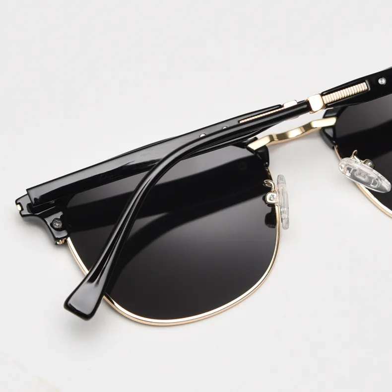 AAJF Plate Frame Oval Sunglasses Unisex-6