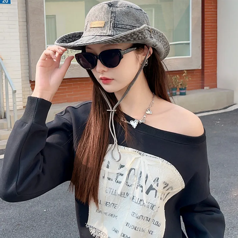 AAJF Polyester Bucket Hats Unisex-1