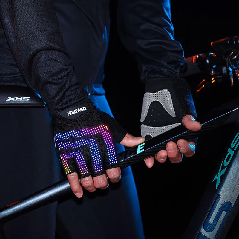 AAJF Stretch Mesh Mesh Fabric Gloves Unisex-3