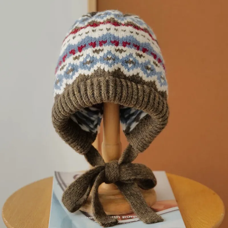 AAJF Spray Wool Yarn Beanies Unisex-5
