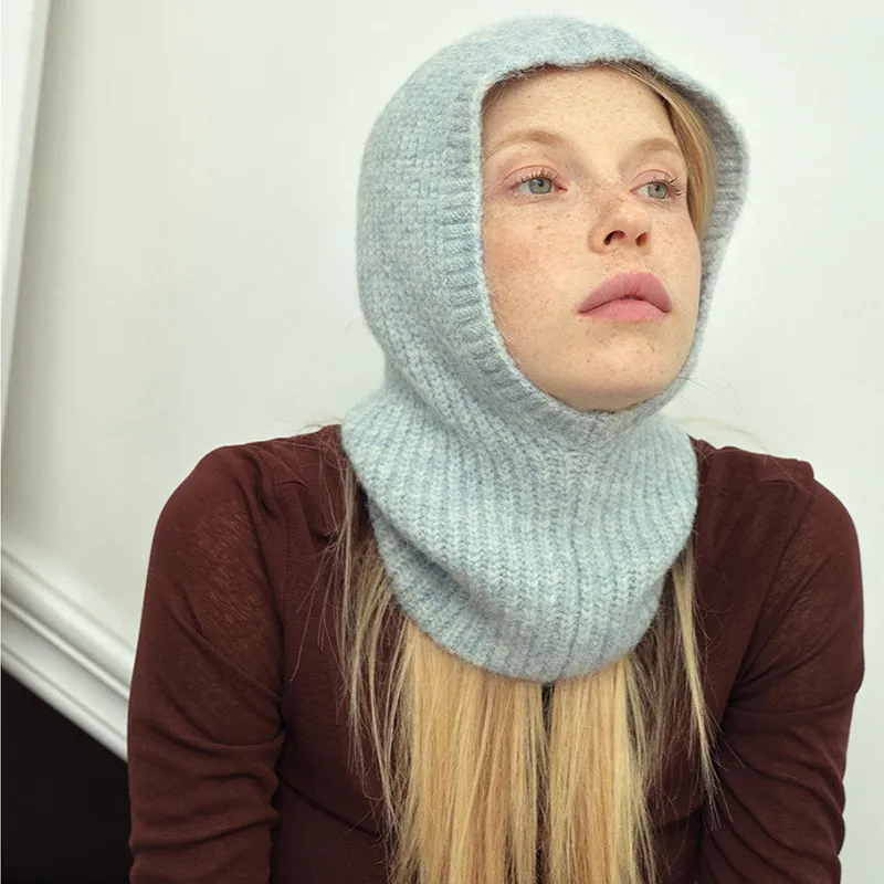 AAJF 6% Wool 6% Alpaca 46% Acrylic 20% Nylon 22% Polyester Beanies Women's-10