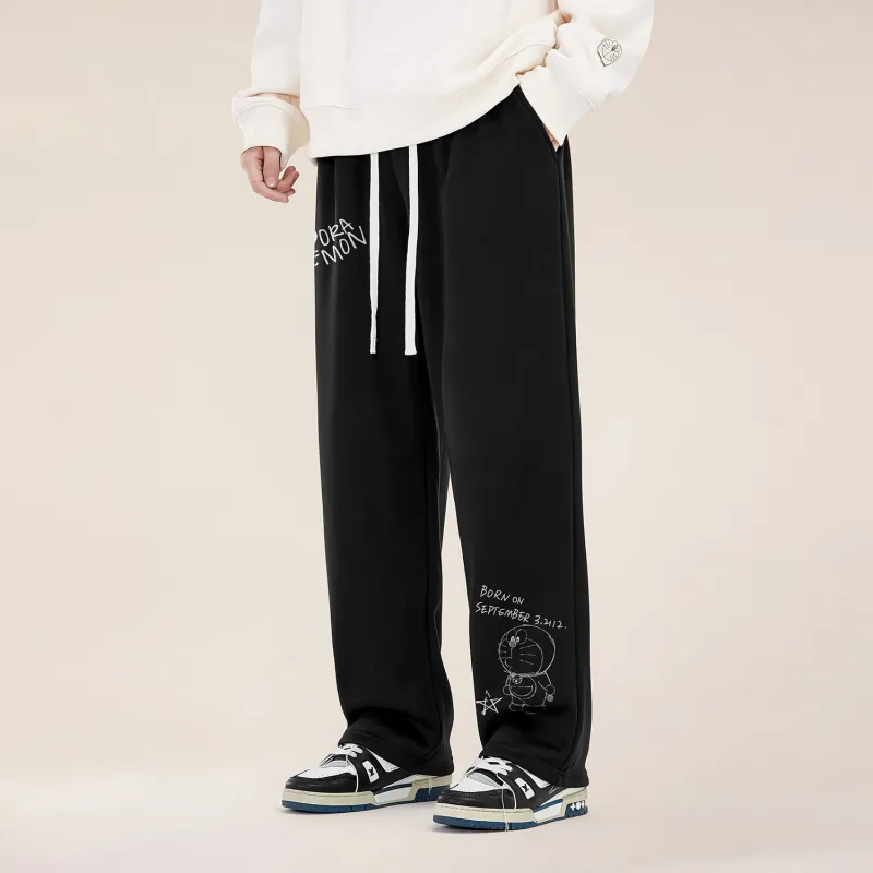 DoraemonA Knitted Sports Pants Regular Edition/Thickened And Fleece-Lined Unisex-2