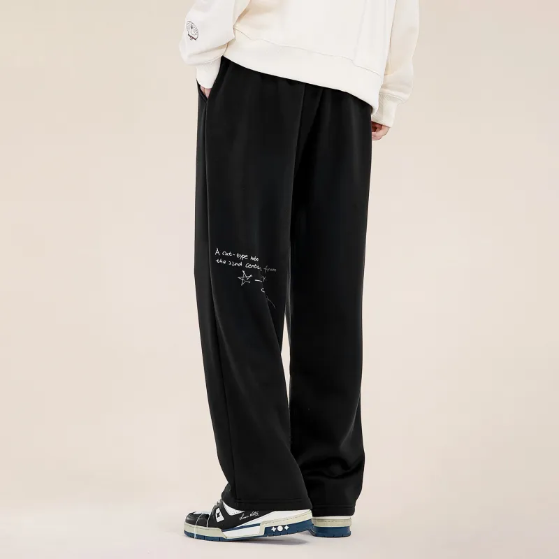 DoraemonA Knitted Sports Pants Regular Edition/Thickened And Fleece-Lined Unisex-4