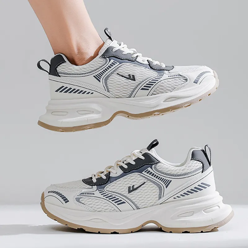 Warrior Platform Comfortable Anti-Slip And Wear-Resistant Breathable Height Increasing Low-Top Chunky Sneakers Men's-18