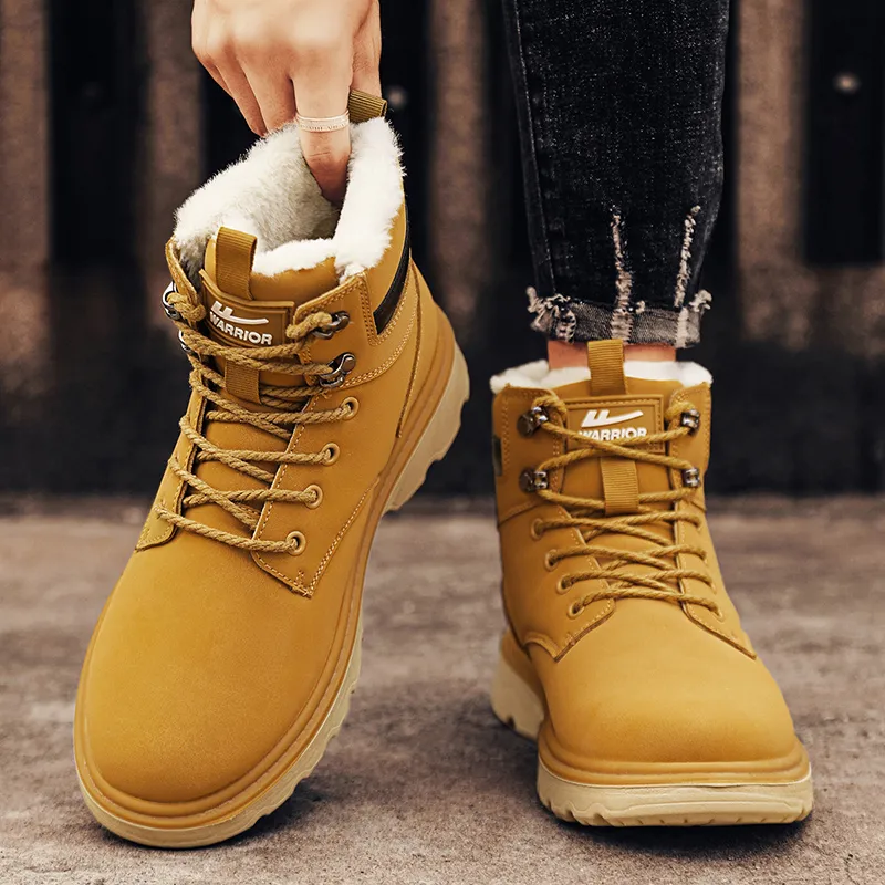 Warrior Crew Martin Boot Men's Earth Yellow-5