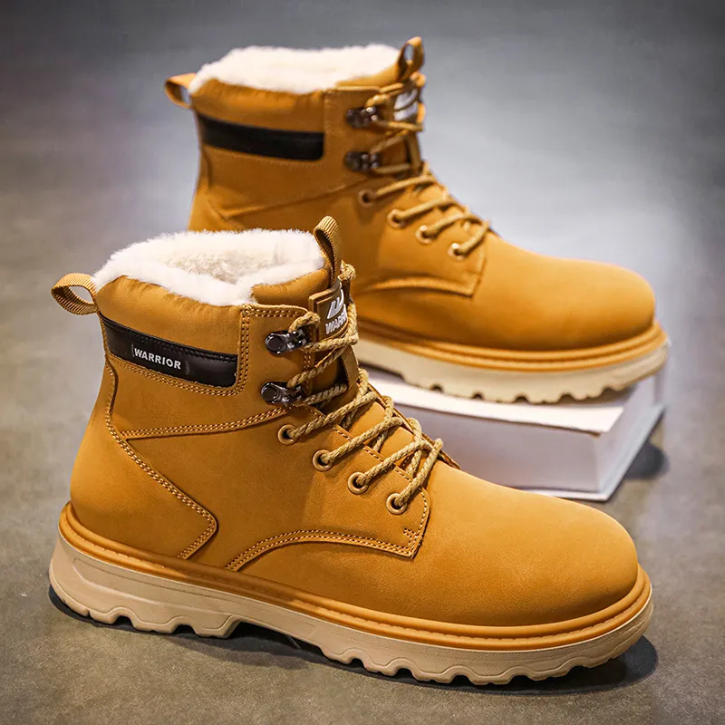 Warrior Crew Martin Boot Men's Earth Yellow-4