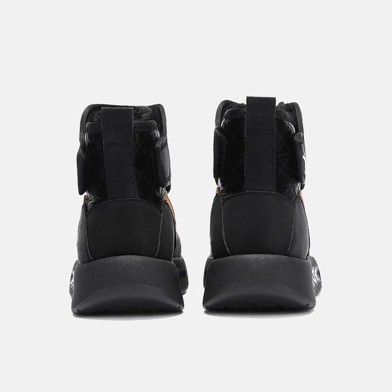 WARRIOR Snow Boots Men Black Orange-7