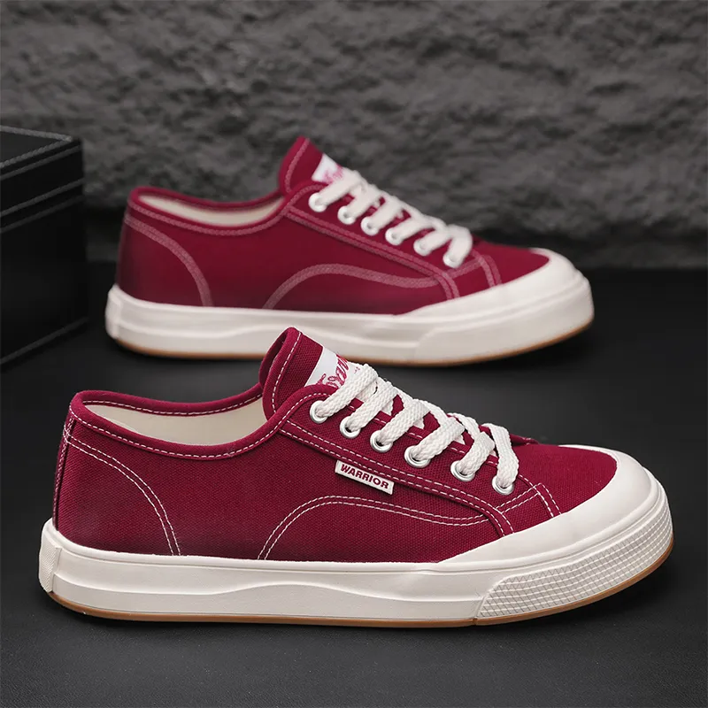 Warrior Slip Resistant And Breathable Low Top Canvas Shoes Unisex-11