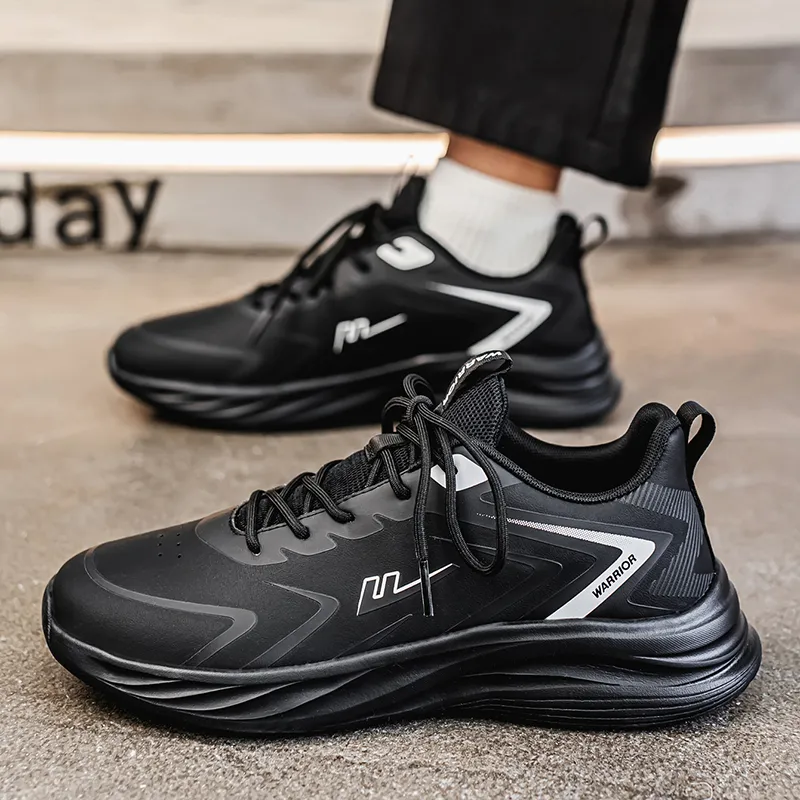 Warrior Cushioning Anti-Slip And Wear-Resistant Low-Top Casual Running Shoes Men's-25