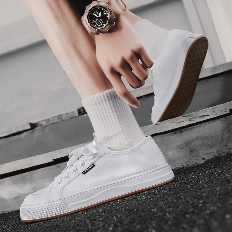 Warrior Slip Resistant And Breathable Low Top Canvas Shoes Unisex-26