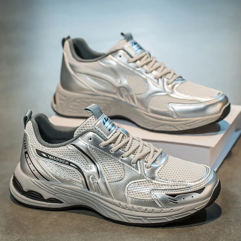 Warrior Shock Absorbers With Slip Resistant Features Low Top Casual Shoes Men's-4