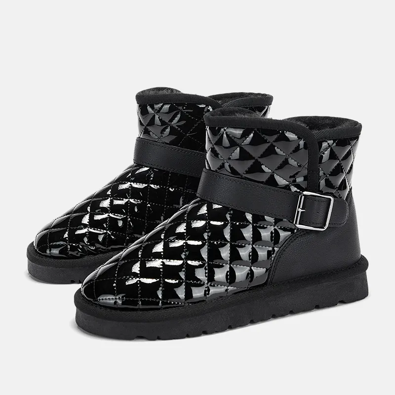 Warrior Warm Height Increasing Short Mid-Calf Snow Boots Women's-4