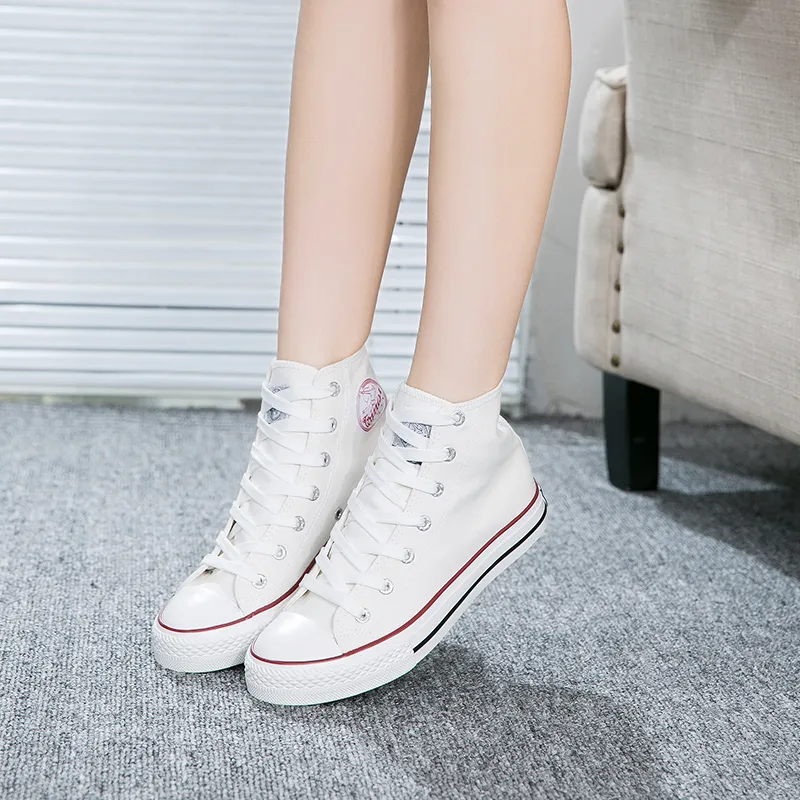Warrior High Top Canvas Shoes Unisex White-6