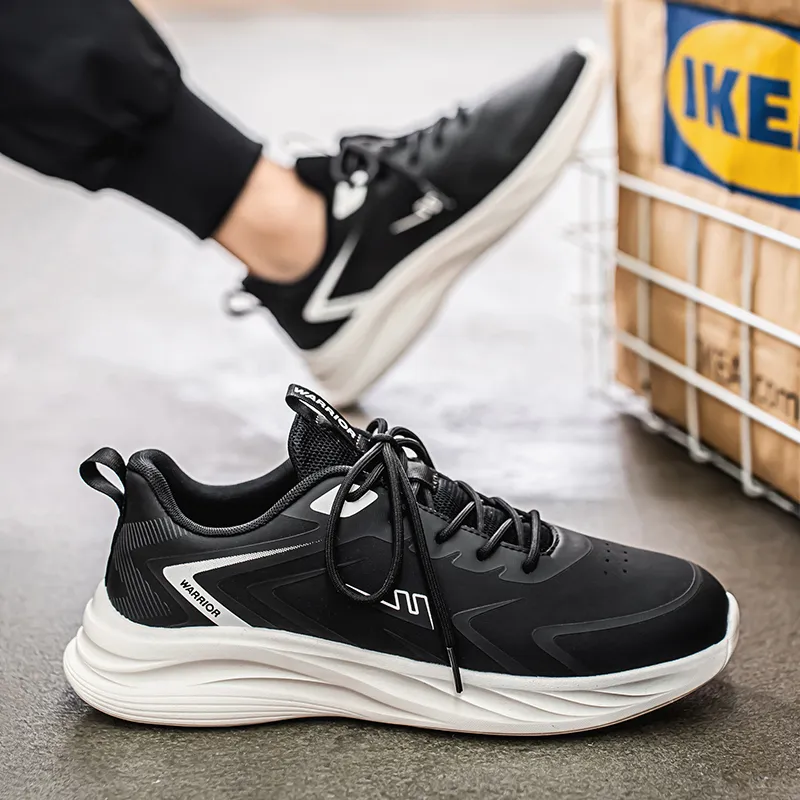 Warrior Cushioning Anti-Slip And Wear-Resistant Low-Top Casual Running Shoes Men's-12