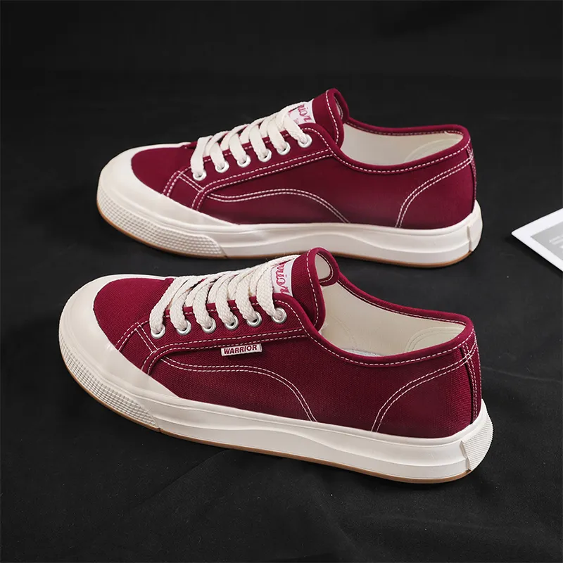 Warrior Slip Resistant And Breathable Low Top Canvas Shoes Unisex-12