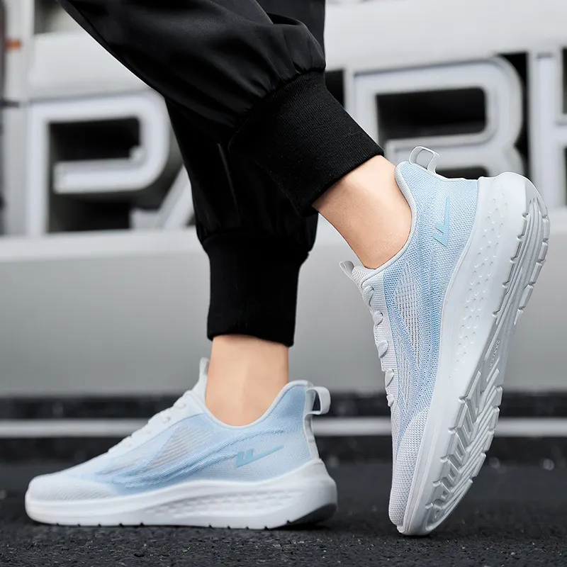 Warrior Running Shoes Men's Light Blue-5