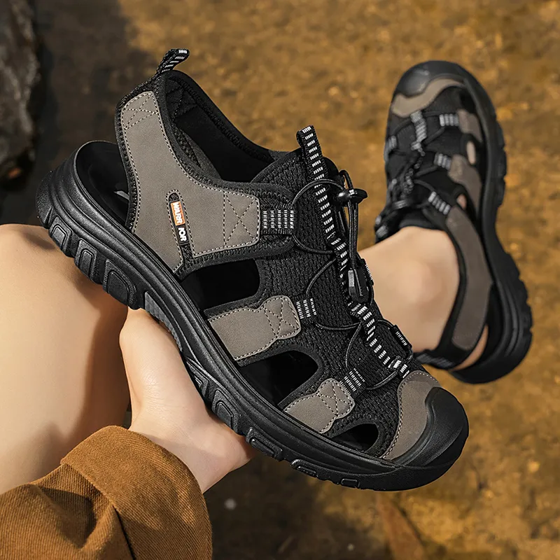 WARRIOR River Trekking Shoes Men Black-13