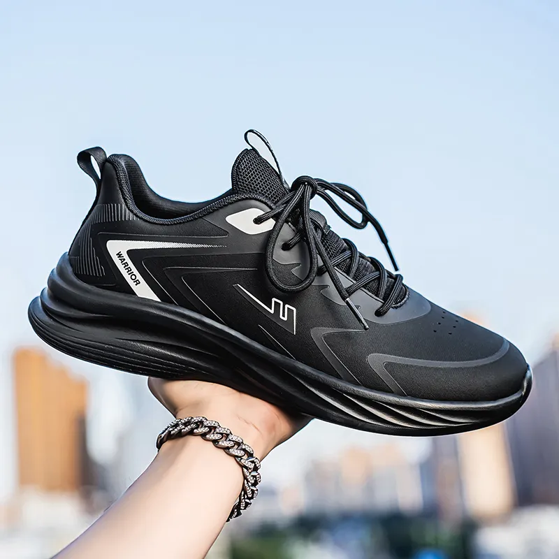 Warrior Cushioning Anti-Slip And Wear-Resistant Low-Top Casual Running Shoes Men's-27