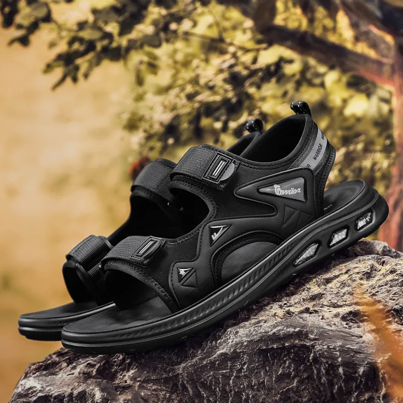 Warrior Beach Sandals Men's Black-4