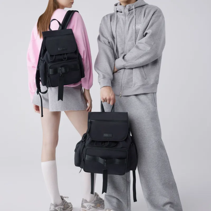 FION Backpacks Classic Black-4