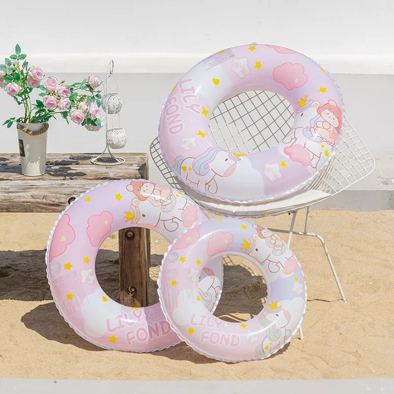 Male Wolves Swim Inflatable Swim Ring Swim Water Entertainment Kids'-3