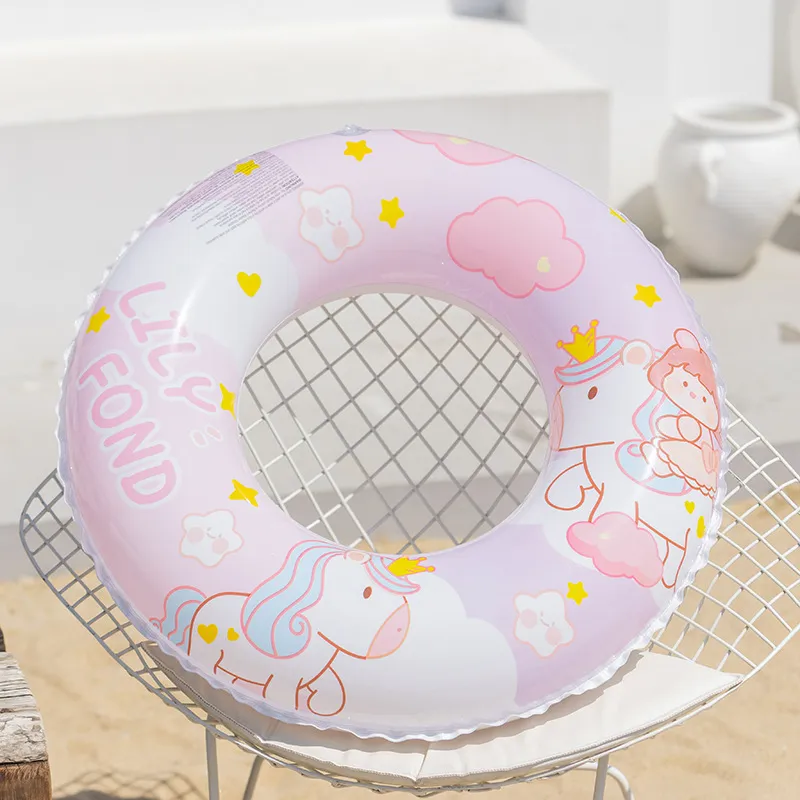 Male Wolves Swim Inflatable Swim Ring Swim Water Entertainment Kids'-2