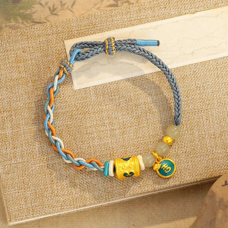 CHAOXIAOJIN Gold Bracelet Unisex-1