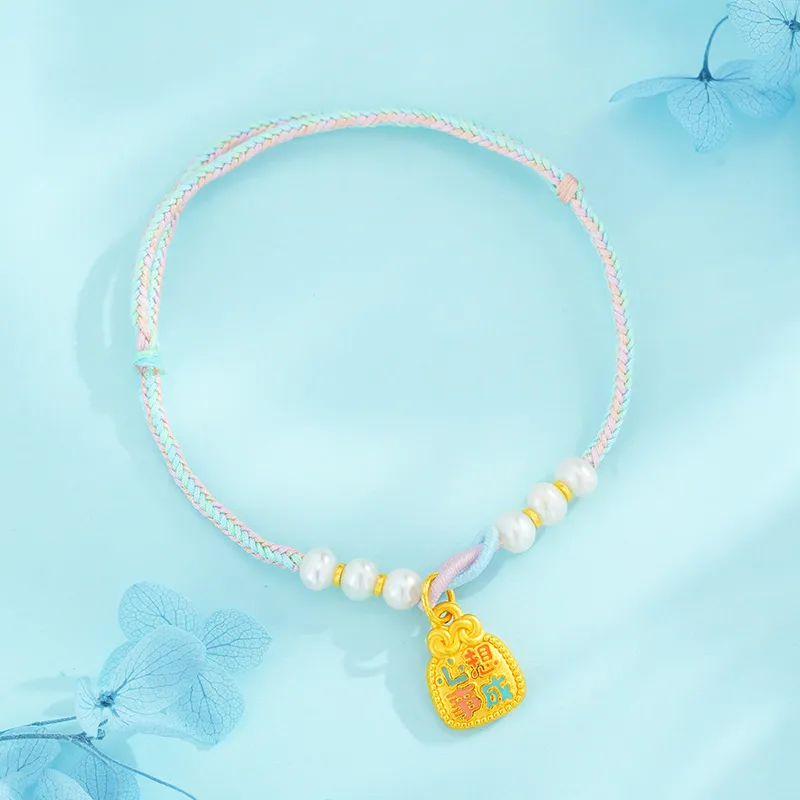 CHAOXIAOJIN Gold Bracelet Women's-2