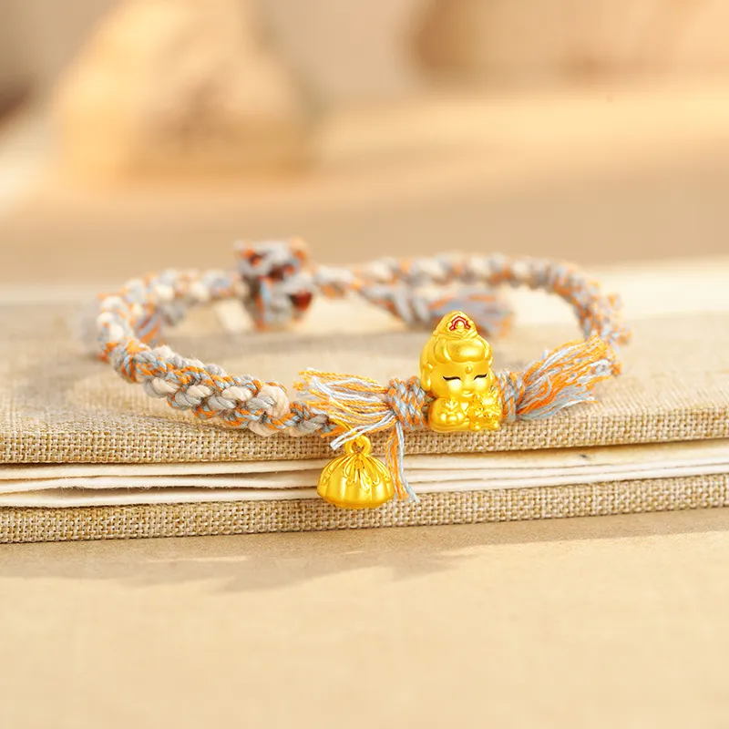 CHAOXIAOJIN Gold Bracelet Women's-2