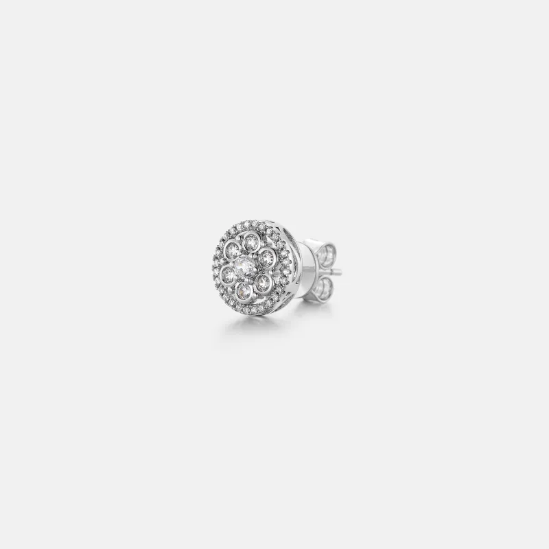 ICEGIANT 925 Sterling Silver Stud Earrings Unisex-2