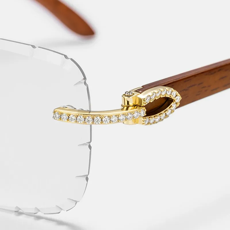 ICEGIANT 925 Sterling Silver Irregular Shape Sunglasses Unisex-19