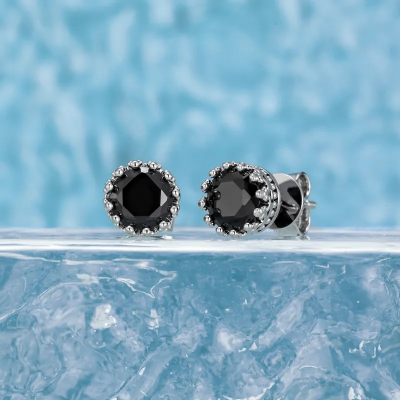 ICEGIANT 925 Sterling Silver Stud Earrings Unisex-7