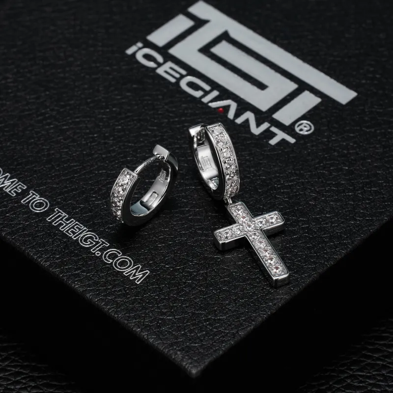 ICEGIANT S925 Silver Stud Earring Earrings Unisex-11