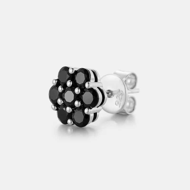 ICEGIANT 925 Sterling Silver Stud Earrings Unisex-1