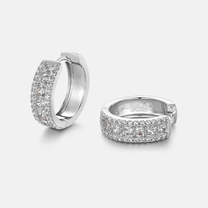 ICEGIANT 925 Sterling Silver Earrings Unisex-4