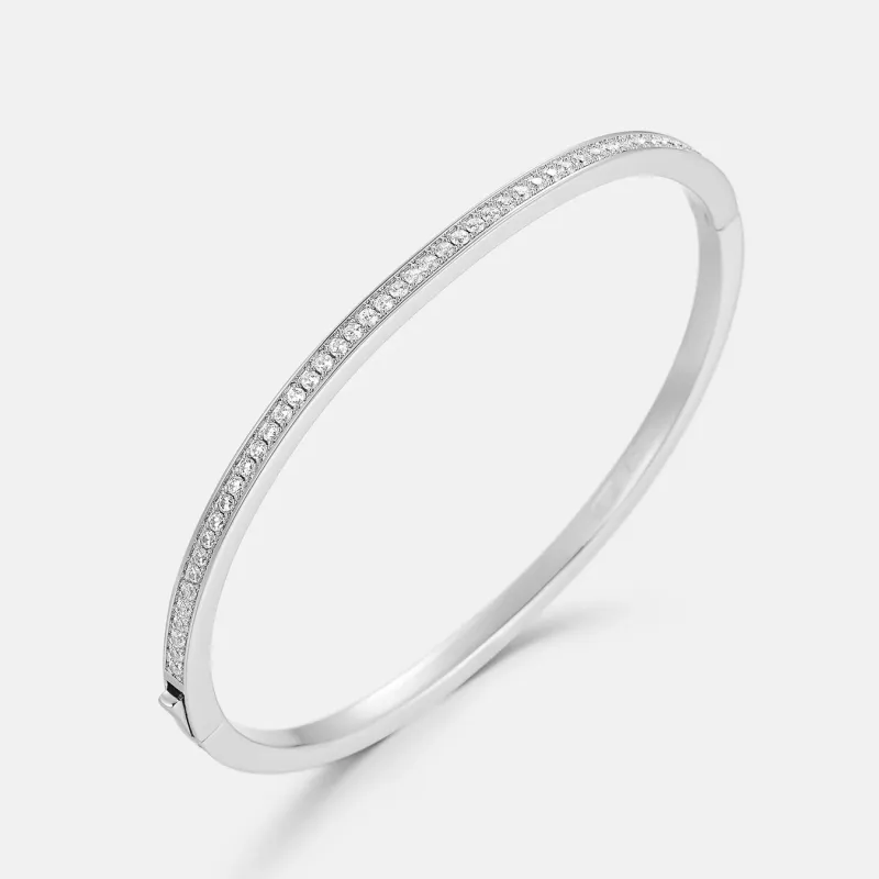ICEGIANT 925 Sterling Silver Bangles Unisex-2